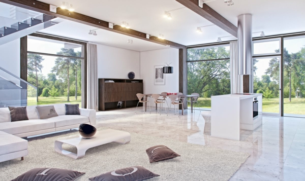 carrelage hexagonal blanc marbre