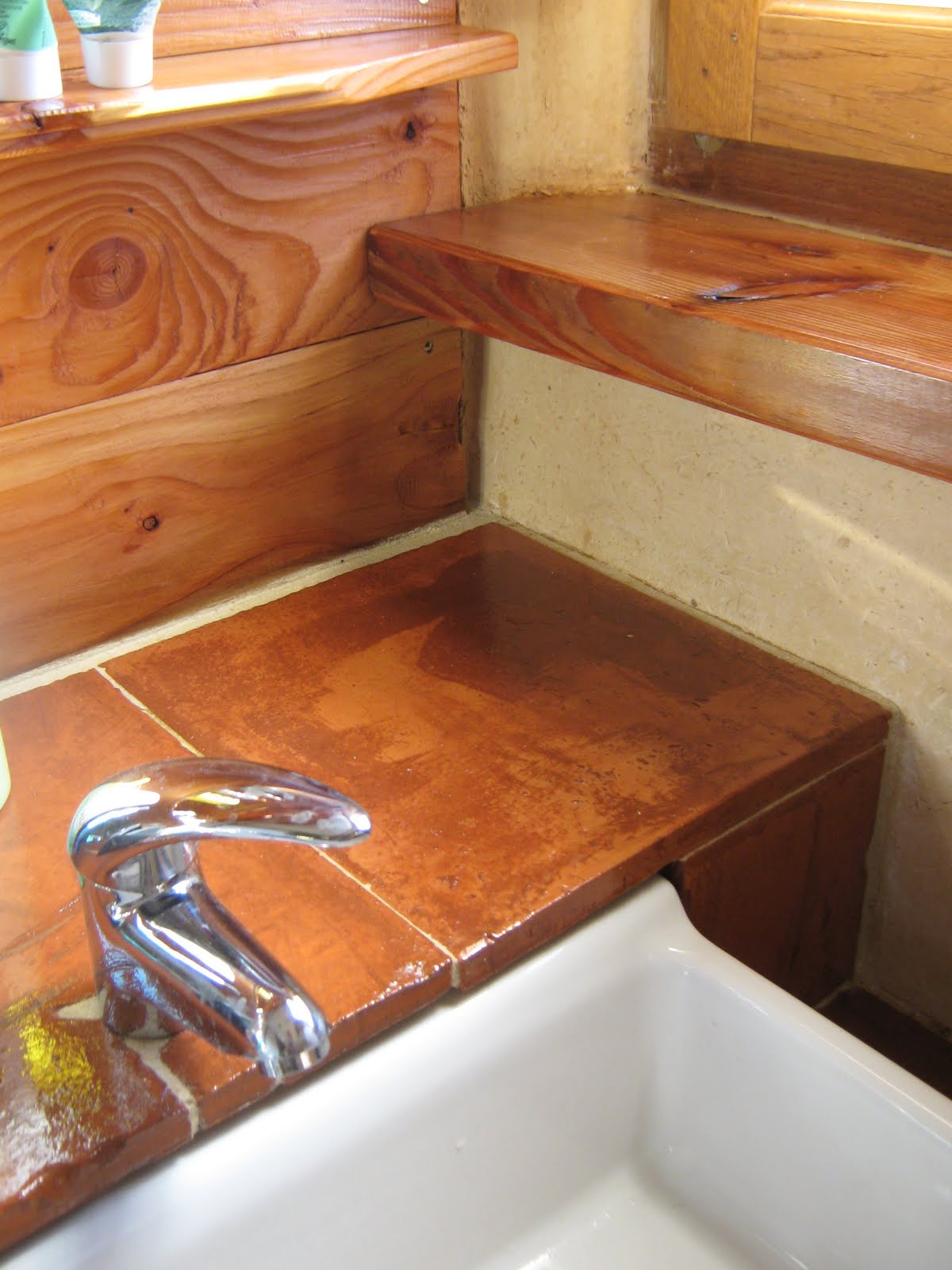 carrelage repeint avant apres