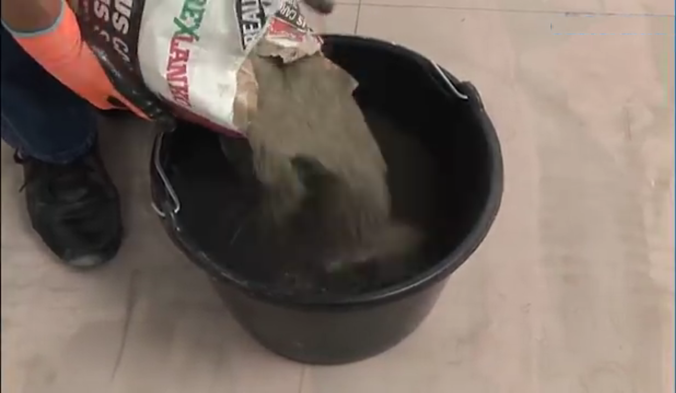 tracage pour pose carrelage